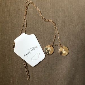 Jewelry - Hand Stamped Sign Language Necklace Jewelry - Hand Stamped Sign Language Necklace